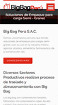 Mobile Screenshot of bigbagperu.com